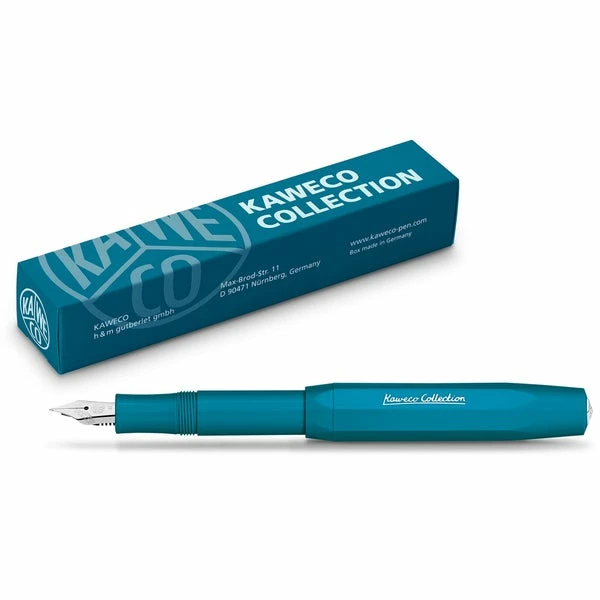 Kaweco Fountain Pen Collection - Cyan 1 Kaweco Fountain Pen Collection - Cyan