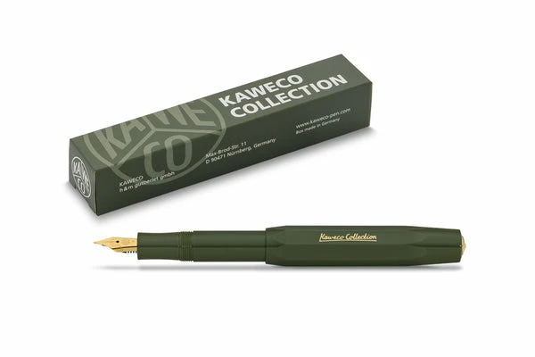 Kaweco Collection Fountain Pen Dark Olive 2 Kaweco Collection Fountain Pen Dark Olive