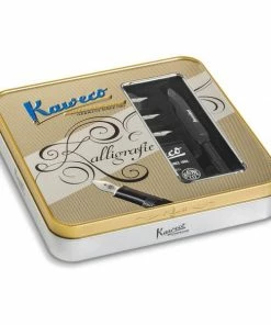 Kaweco Calligraphy Set Black 1 Fountain Pen 4 Nibs 6 Kaweco Calligraphy Set Black 1 Fountain Pen 4 Nibs