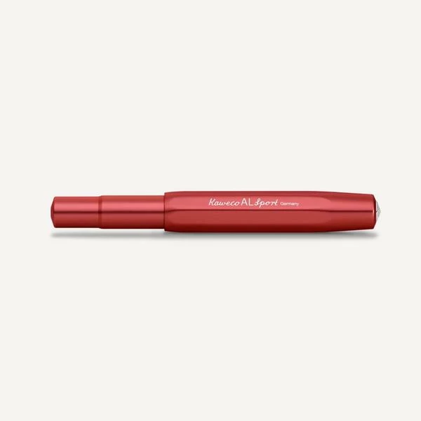 Kaweco Aluminium Sport Fountain Pen Deep Red 1 Kaweco Aluminium Sport Fountain Pen Deep Red