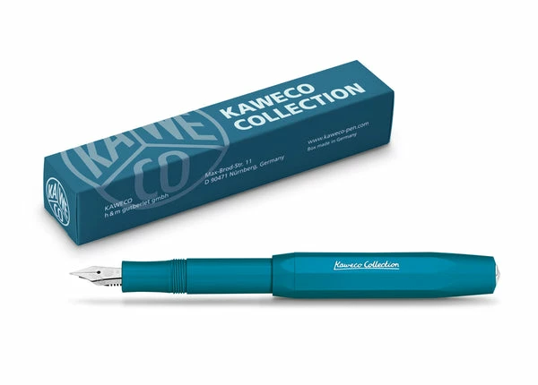 Kaweco Collection Fountain Pen Cyan 1 Kaweco Collection Fountain Pen Cyan