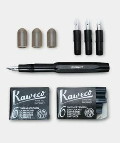 Kaweco Calligraphy Set Black 1 Fountain Pen 4 Nibs