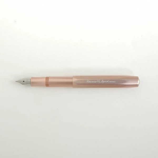 Kaweco Aluminium Rose Gold Fountain Pen 2 Kaweco Aluminium Rose Gold Fountain Pen