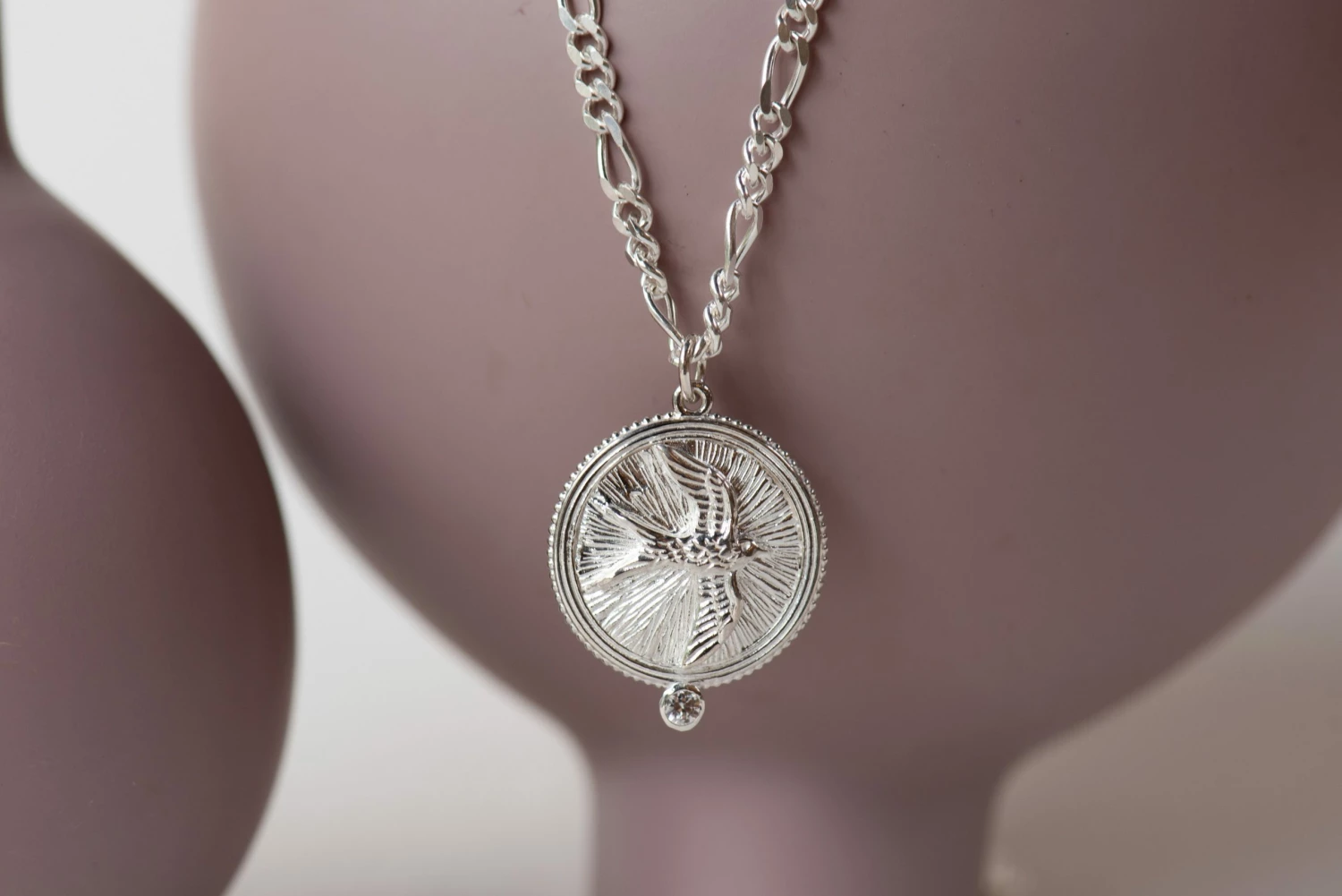 Zoe and Morgan Loyalty Necklace Silver 1 Zoe and Morgan Loyalty Necklace Silver