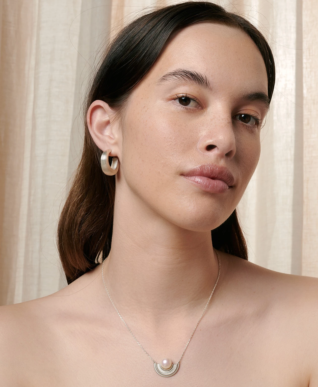 Zoe and Morgan Adella Sterling Silver and Pearl 2 Zoe and Morgan Adella Sterling Silver and Pearl