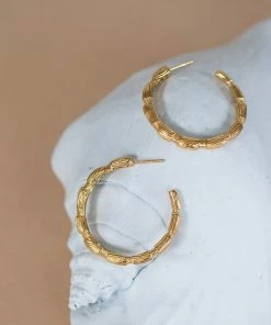 Zoe and Morgan Alor Gold Hoops