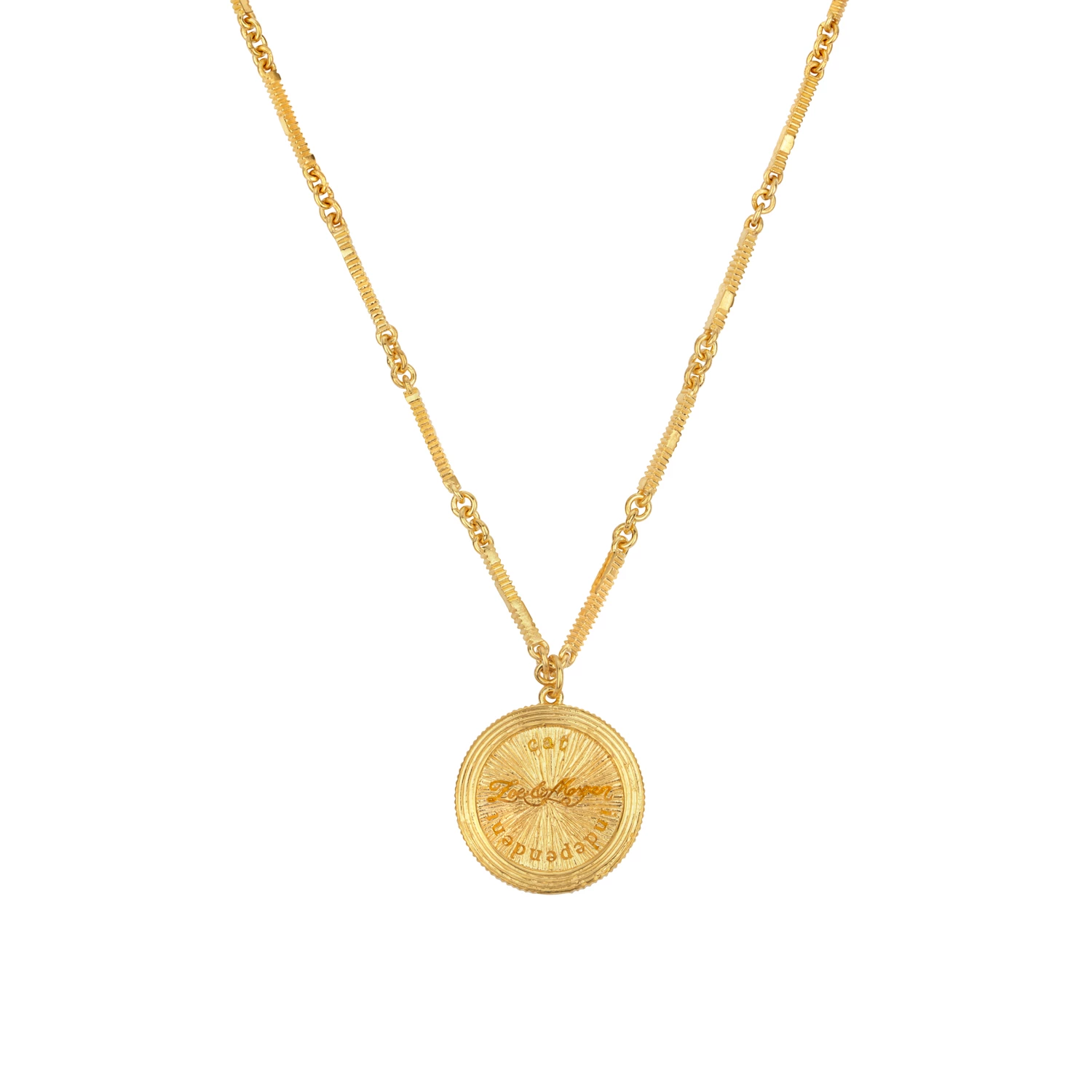 Zoe and Morgan Independent Necklace Gold 4 Zoe and Morgan Independent Necklace Gold