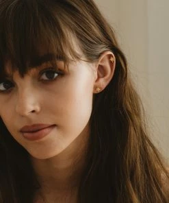 Zoe and Morgan Mini Boom Star Gold Studs