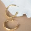 Zoe and Morgan Komodo Gold Hoops