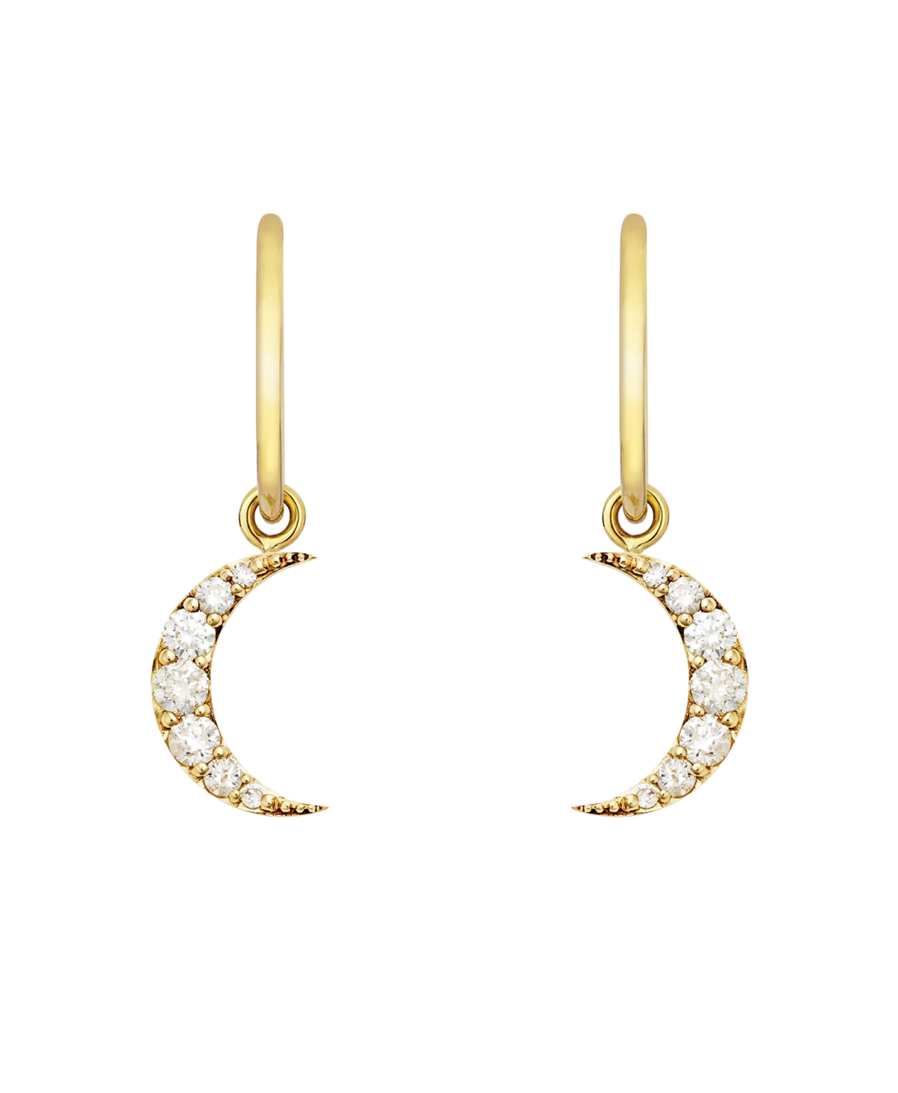 Zoe and Morgan Luna Single Hoop Earrings 2 Zoe and Morgan Luna Single Hoop Earrings