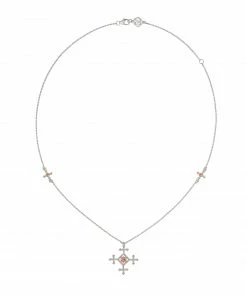 Zoe and Morgan Sura Necklace Brown Zircon Silver 7 Zoe and Morgan Sura Necklace Brown Zircon Silver