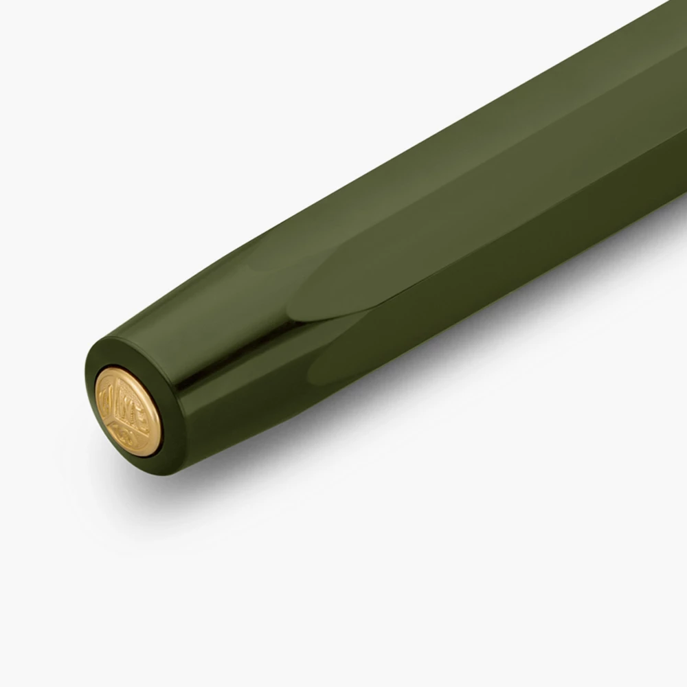 Kaweco Dark Olive Classic Sport Fountain Pen - F Point 4 Kaweco Dark Olive Classic Sport Fountain Pen - F Point