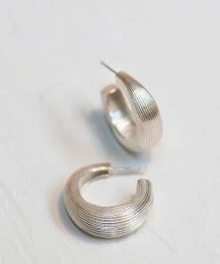 Zoe and Morgan Sirena Silver Earring