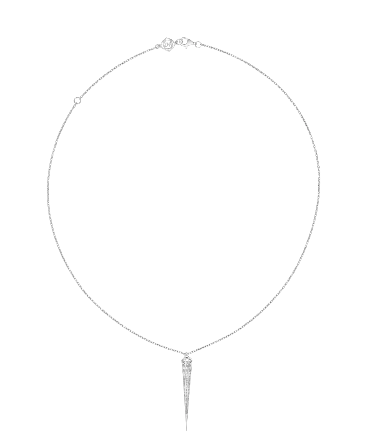 Zoe and Morgan Coralia Necklace Silver 4 Zoe and Morgan Coralia Necklace Silver