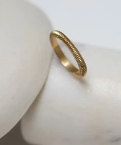 Zoe and Morgan Tasa Ring Gold 7 Zoe and Morgan Tasa Ring Gold