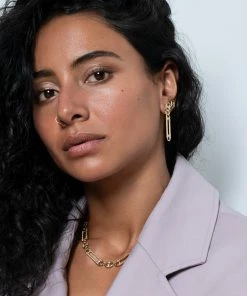 Zoe and Morgan Prana Earrings Gold 5 Zoe and Morgan Prana Earrings Gold