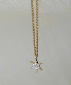 Zoe and Morgan Mini Anahata Diamond Necklace