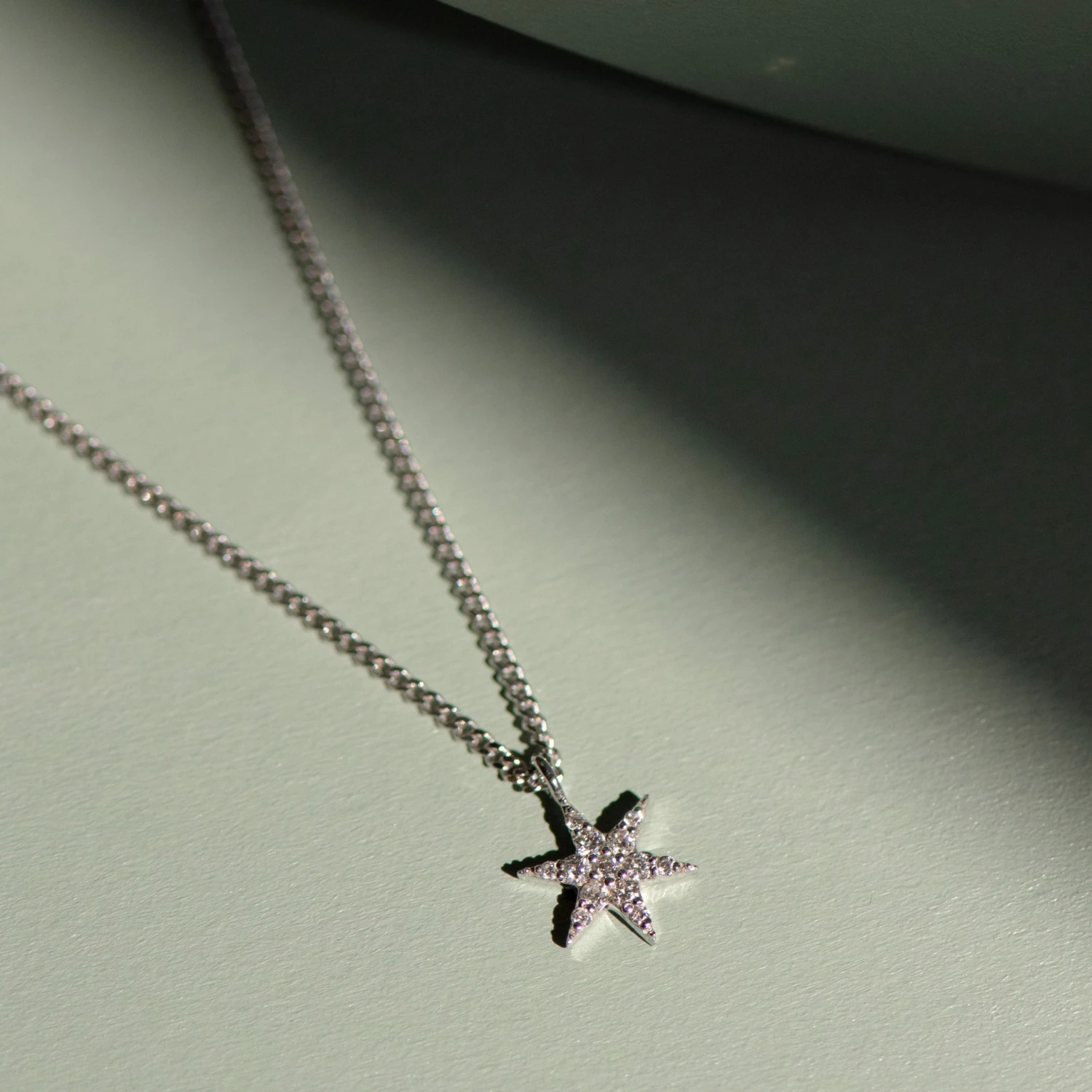 Zoe and Morgan Mini Anahata Diamond Necklace 2 Zoe and Morgan Mini Anahata Diamond Necklace