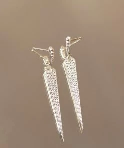 Zoe and Morgan Coralia Silver Earring