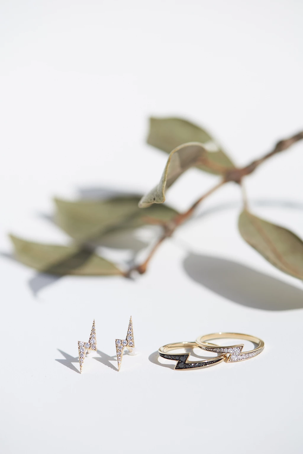 Zoe and Morgan Zap Ring White Gold Black Diamond 3 Zoe and Morgan Zap Ring White Gold Black Diamond