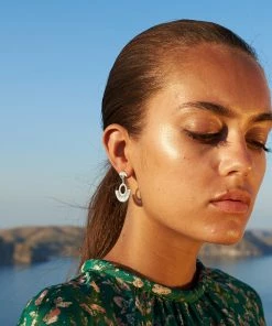 Zoe and Morgan Silver With White Zircon Pocket Full Of Sunshine Earrings 5 Zoe and Morgan Silver With White Zircon Pocket Full Of Sunshine Earrings