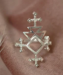 Zoe and Morgan Talitha Ring Silver