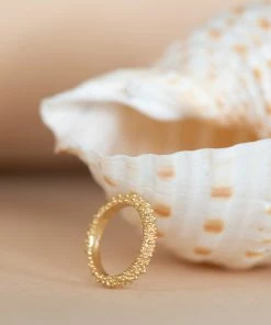 Zoe and Morgan Komodo Stacker Gold Ring