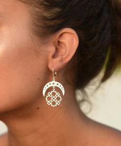 Zoe and Morgan Silver Essaouira Earrings