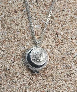 Zoe and Morgan Luna Transformation Locket Silver