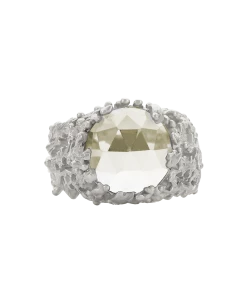 Zoe and Morgan Seaweed Ring Silver with Lemon Quartz 7 Zoe and Morgan Seaweed Ring Silver with Lemon Quartz