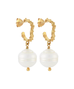 Zoe and Morgan Asahan Pearl Gold Earrings 9 Zoe and Morgan Asahan Pearl Gold Earrings