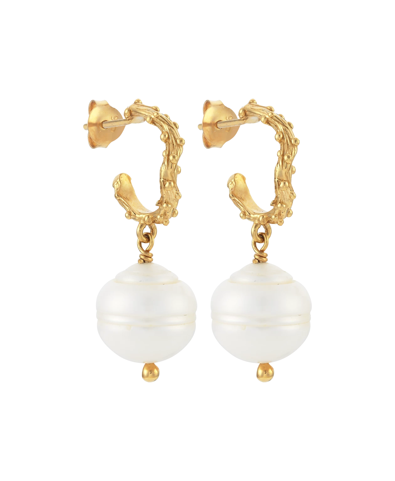 Zoe and Morgan Asahan Pearl Gold Earrings 5 Zoe and Morgan Asahan Pearl Gold Earrings