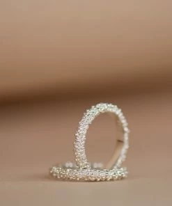 Zoe and Morgan Komodo Stacker Ring Silver