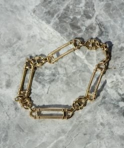 Zoe and Morgan Prana Bracelet Gold