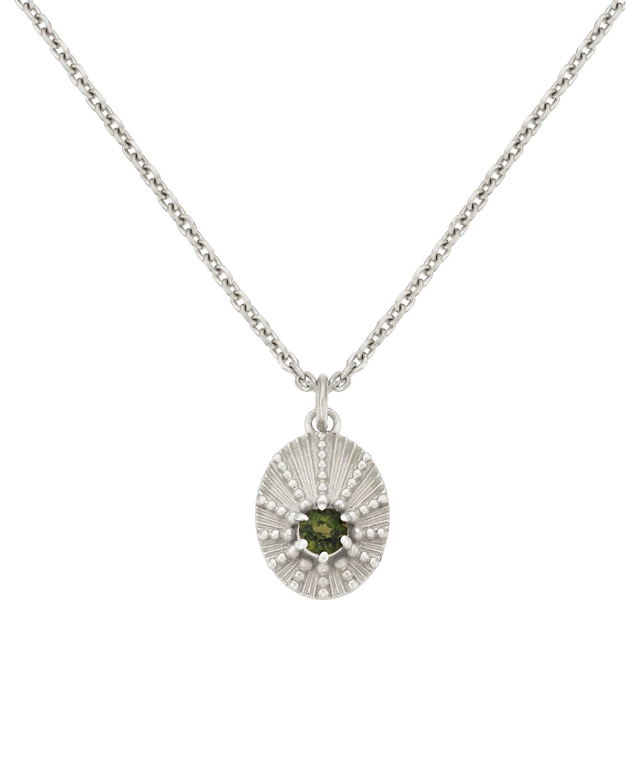 Zoe and Morgan Kina Silver Necklace Chrome Diopside 3 Zoe and Morgan Kina Silver Necklace Chrome Diopside