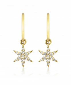 Zoe and Morgan Mini Anahata Diamond Single Hoop