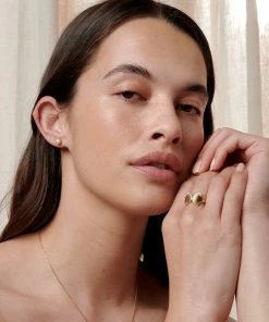 Zoe and Morgan Pearl Stud Earrings Gold 7 Zoe and Morgan Pearl Stud Earrings Gold