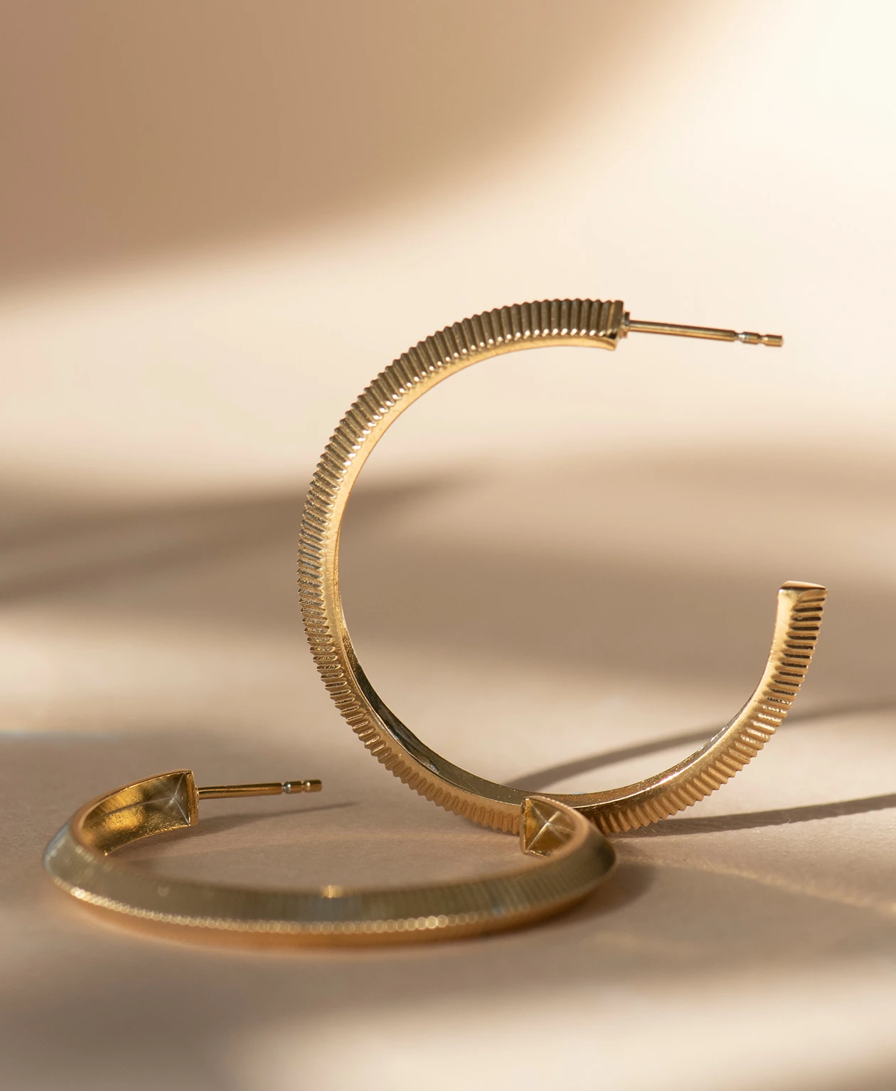 Zoe and Morgan Tasa Hoop Gold 1 Zoe and Morgan Tasa Hoop Gold