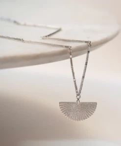 Zoe and Morgan Saros Necklace Silver