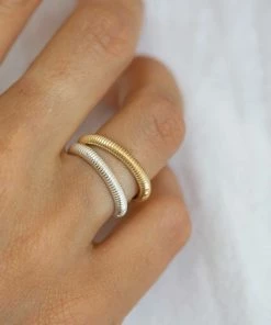 Zoe and Morgan Tasa Ring Silver