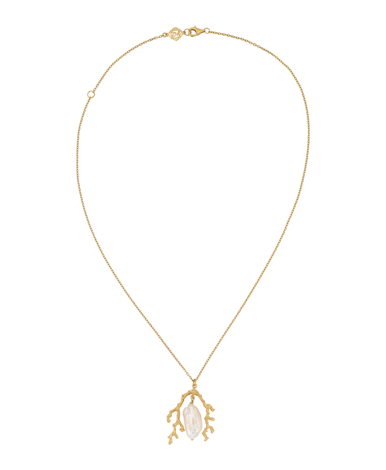 Zoe and Morgan Mutiara Pearl Gold Necklace 4 Zoe and Morgan Mutiara Pearl Gold Necklace