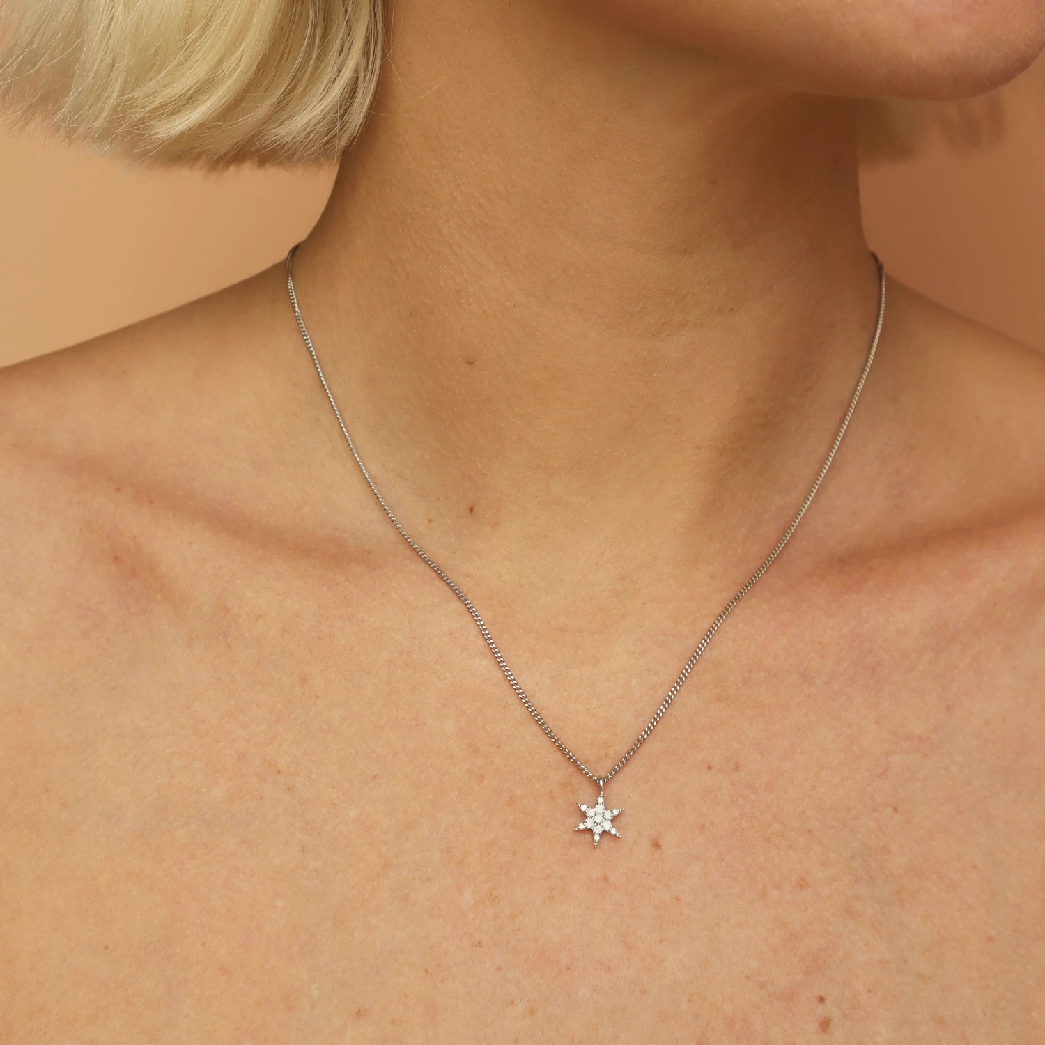 Zoe and Morgan Mini Anahata Diamond Necklace 3 Zoe and Morgan Mini Anahata Diamond Necklace