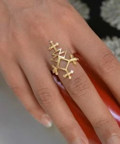 Zoe and Morgan Talitha Ring Gold 7 Zoe and Morgan Talitha Ring Gold