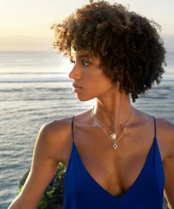 Zoe and Morgan Heart Rays Necklace Silver 9 Zoe and Morgan Heart Rays Necklace Silver