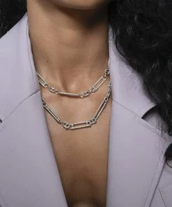 Zoe and Morgan Prana Chain 50cm Silver 5 Zoe and Morgan Prana Chain 50cm Silver