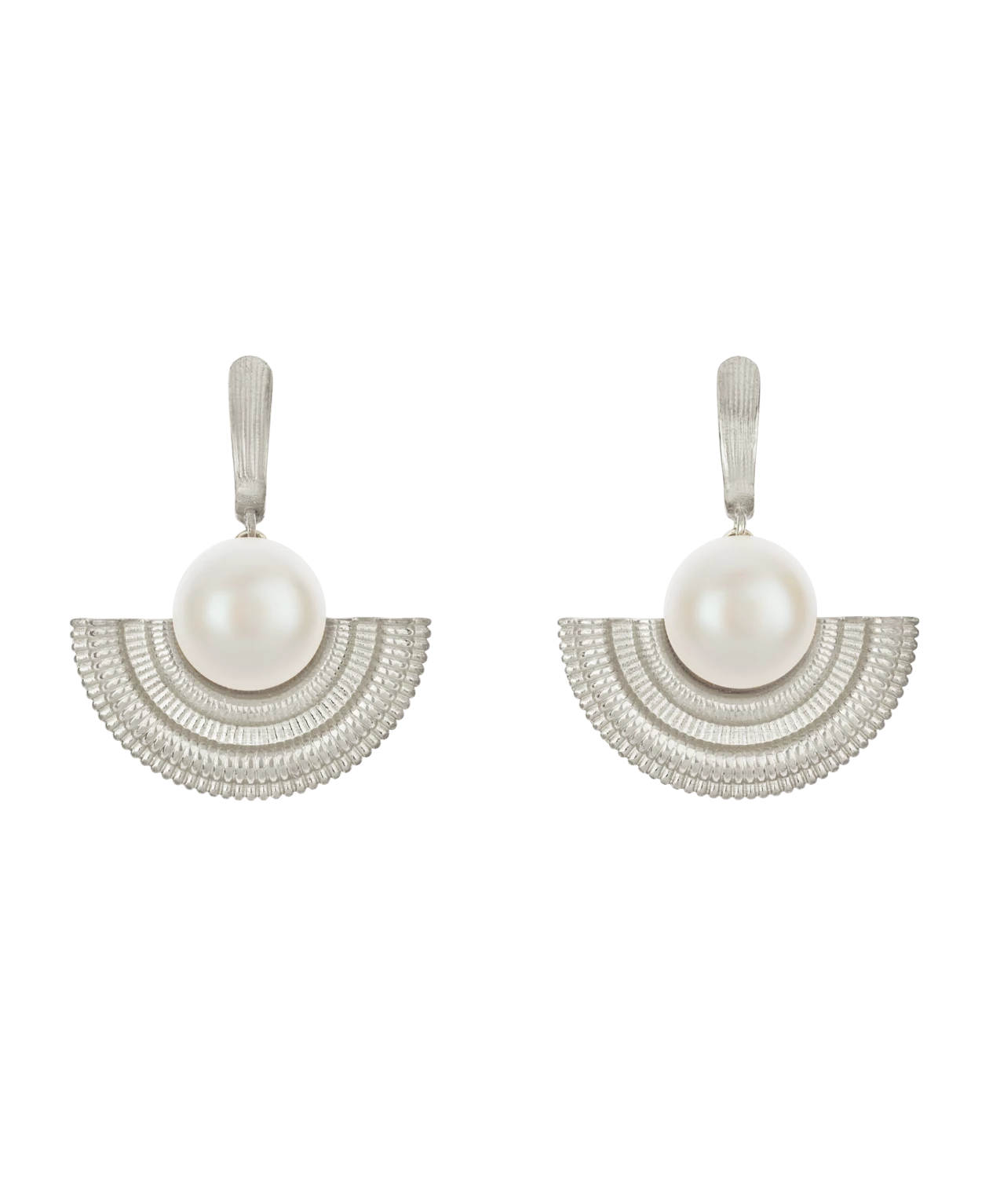 Zoe and Morgan Adella Silver Pearl Earring 3 Zoe and Morgan Adella Silver Pearl Earring