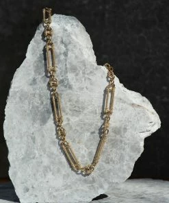 Zoe and Morgan Prana Chain 50cm Gold