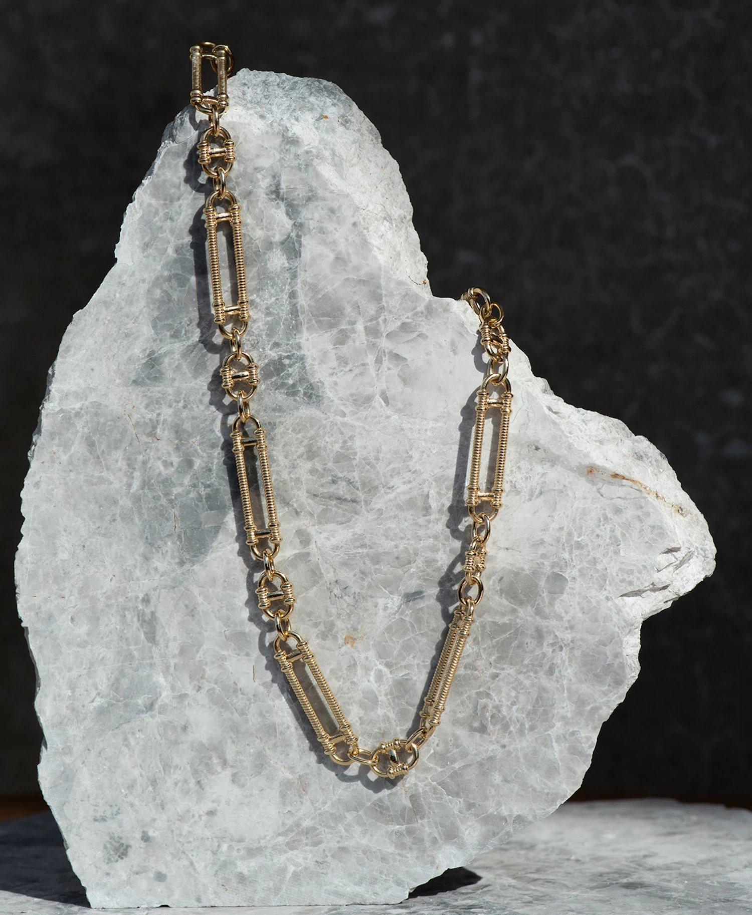 Zoe and Morgan Prana Chain 50cm Gold 1 Zoe and Morgan Prana Chain 50cm Gold