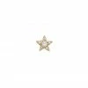 Zoe and Morgan Gold Alcyone Star Diamond Single Stud Earring