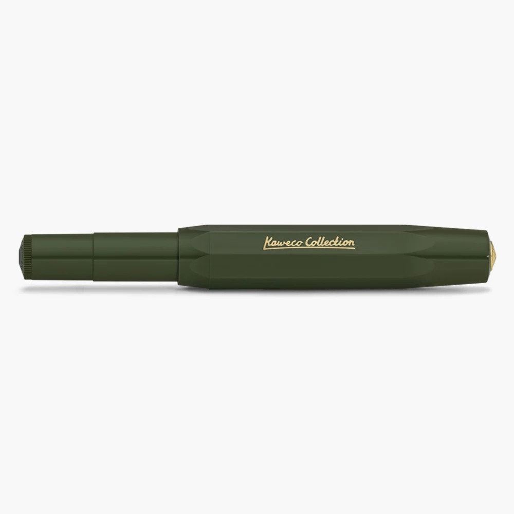 Kaweco Dark Olive Classic Sport Fountain Pen - F Point 2 Kaweco Dark Olive Classic Sport Fountain Pen - F Point